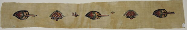 décor de textile ; fragment, image 2/3