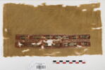 manche d'habit ; bande de poignet ; fragment, image 1/2