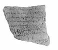 ostracon ; fragment, image 1/2