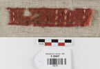bande décorative d'habillement ; fragment, image 1/2