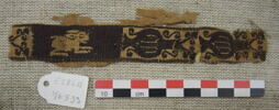 bande décorative d'habillement ; fragment, image 2/2