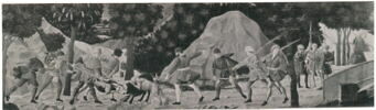 Scène de chasse (Panneau de cassone), image 3/3