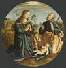 La Sainte Famille adorant l'Enfant, image 1/6