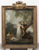 Quatre personnages dont une femme chantant dans un parc, image 3/15