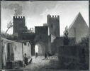 Vue de la Porte Saint-Paul à Rome, effet du matin, image 5/6