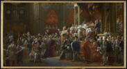 Le Sacre du roi Charles X dans la cathédrale Saint-Rémi à Reims, le 29 mai 1825., image 1/2