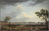 Le Port neuf ou l'Arsenal de Toulon, pris dans l'angle du Parc d'Artillerie, image 1/4