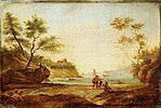 Paysage avec une barque, image 2/2