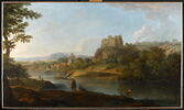 Paysage avec pêcheurs sur une barque, image 1/2