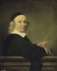 Portrait d'un mathématicien traçant une figure de géométrie, image 9/9