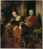 Portrait d'un couple accoudé à la balustrade d'un perron, dit autrefois Portrait du peintre Ferdinand Bol et de sa femme Lisbeth Dell, image 4/5