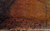 Portrait d'un couple accoudé à la balustrade d'un perron, dit autrefois Portrait du peintre Ferdinand Bol et de sa femme Lisbeth Dell, image 5/5