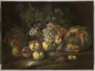 Nature morte aux raisins et aux pommes, image 1/3