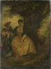 Conversation galante, dit aussi Deux figures dans un paysage, ou La Conversation sous l'arbre, image 1/4