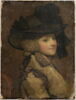 Portrait de femme au chapeau noir, image 1/3