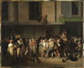 L'entrée du théâtre de l'Ambigu-Comique à une représentation gratis., image 1/3