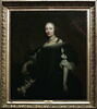 Portrait d'une dame de qualité sur un fond de parc, avec un épagneul nain à ses côtés, image 3/3