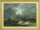 L'Estacade ou Gros temps sur le bord d'une digue de Hollande, image 2/3