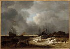 L'Estacade ou Gros temps sur le bord d'une digue de Hollande, image 3/3