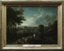 Paysage avec fontaine et diverses figures. Vue d'Italie, image 2/2