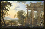 Paysage avec ruines et pasteurs, image 1/2