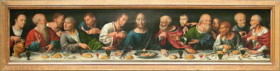 Retable de la Déploration du Christ : La Cène., image 6/8