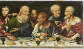 Retable de la Déploration du Christ : La Cène., image 4/8