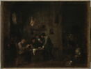 Joueurs de cartes dans un estaminet, image 1/5