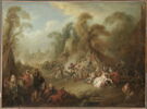 Une Fête champêtre. Réjouissance de soldats, image 1/3