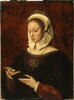 Jeune femme en oraison, lisant un livre d'heures, image 4/5