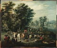 Paysans près d'un cours d'eau, image 4/5