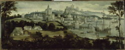 Vue d'une ville fortifiée avec un port, image 13/14