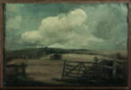 Paysage avec un champ et une barrière, image 3/3