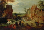Danse de paysans dans un village, image 5/6
