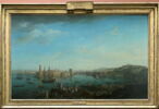 L'Entrée du port de Marseille. ( au premier plan J. Vernet dessinant), image 2/3