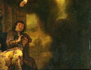 L'Archange Raphaël quittant la famille de Tobie ou Tobie et sa famille prosternés devant l’ange, image 8/8