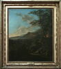 Paysage avec pâtres et muletiers dans un chemin creux, au soleil couchant, image 3/3