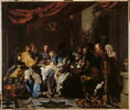Jésus Christ célébrant la pâque avec ses disciples, image 1/2