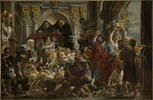 Jésus chassant les marchands du Temple, image 1/8