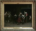 Peintre faisant un portrait, dit autrefois L'atelier de Craesbeeck, image 2/2
