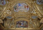 Plafond : Salle des Antonins - au centre de la voûte: la Religion et les Vertus théologales, image 6/6