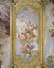 Plafond : Salle de Septime Sévère - au centre de la voûte: la Poésie et l'Histoire célébrant les exploits de Rome, image 4/4
