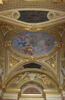 Plafond : Salon de la paix : au centre de la voûte: Allégorie du traite des Pyrénées ou La Paix fruit de la Guerre, image 9/11