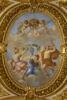 Plafond : Salon de la paix : au centre de la voûte: Allégorie du traite des Pyrénées ou La Paix fruit de la Guerre, image 3/11