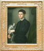Portrait de jeune homme tenant une statuette, dit autrefois Portrait de Baccio Bandinelli (1493-1560), image 3/4