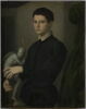 Portrait de jeune homme tenant une statuette, dit autrefois Portrait de Baccio Bandinelli (1493-1560), image 1/4