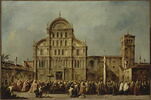 La Procession du doge de Venise à l'église de San Zaccaria, le jour de Pâques, image 3/3
