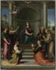 L'Incarnation du Christ. L'Annonciation avec les saintes Marguerite et Marie-Madeleine et les saints Paul, Jean Baptiste, Jérôme et François, image 1/4
