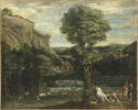 Paysage avec Hercule combattant Acheloüs changé en taureau, image 2/4