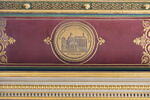 Plafond : Charlemagne, entouré de ses principaux officiers, reçoit Alcuin qui lui présente des manuscrits, ouvrage de ses moines, image 19/37
